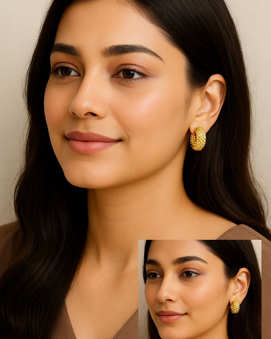 Twinkle Textured Hoops