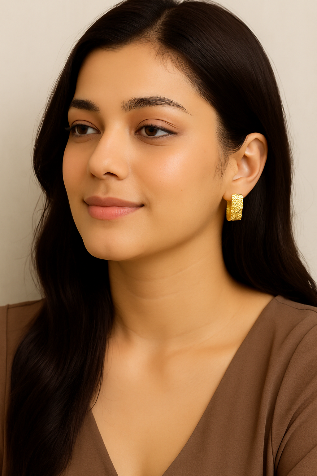 Twinkle Textured Hoops