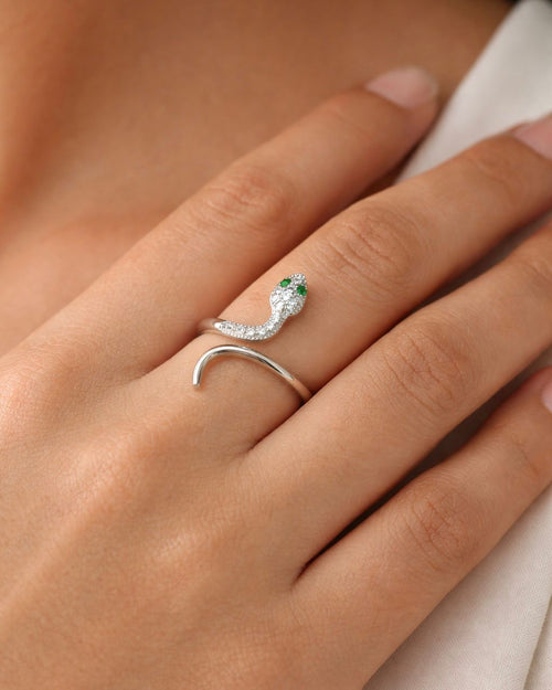 Emerald Viper Ring