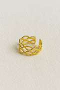 Golden Maze Ring