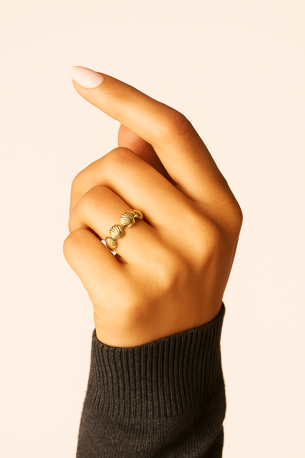 Shell Whisper Ring