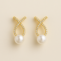 Twirl & Pearl Earrings